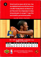 1999 Upper Deck Hardcourt Jalen Rose #22