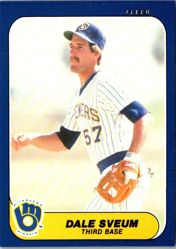 1986 Fleer Update Dale Sveum #U-109