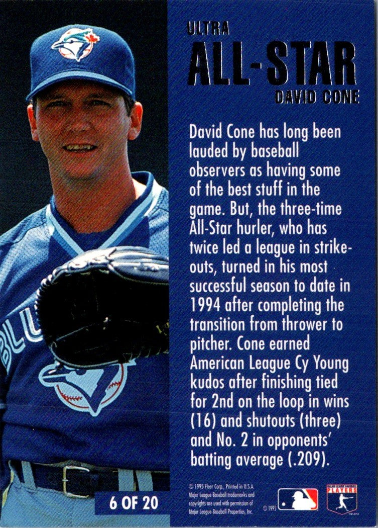 1995 Pacific David Cone