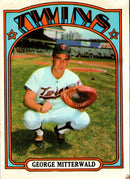 1972 Topps George Mitterwald