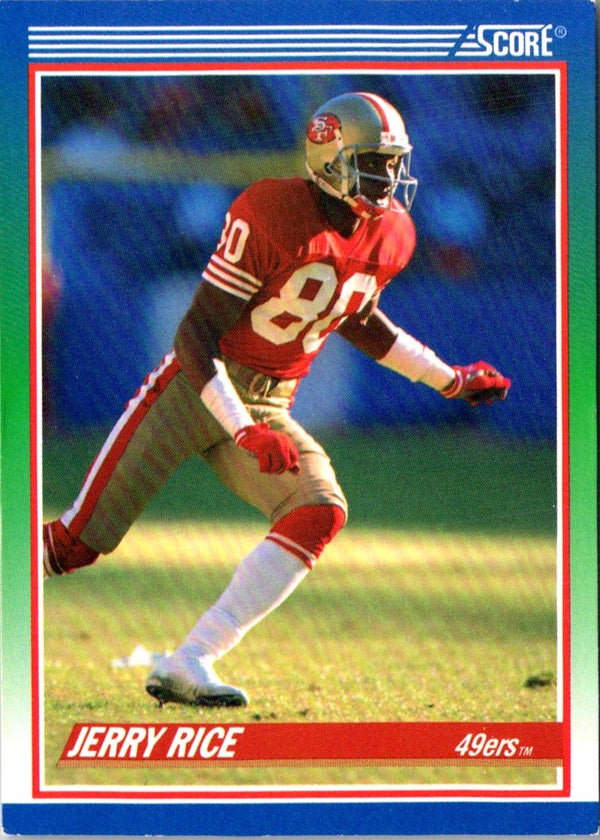 1990 Score 100 Hottest Jerry Rice #100