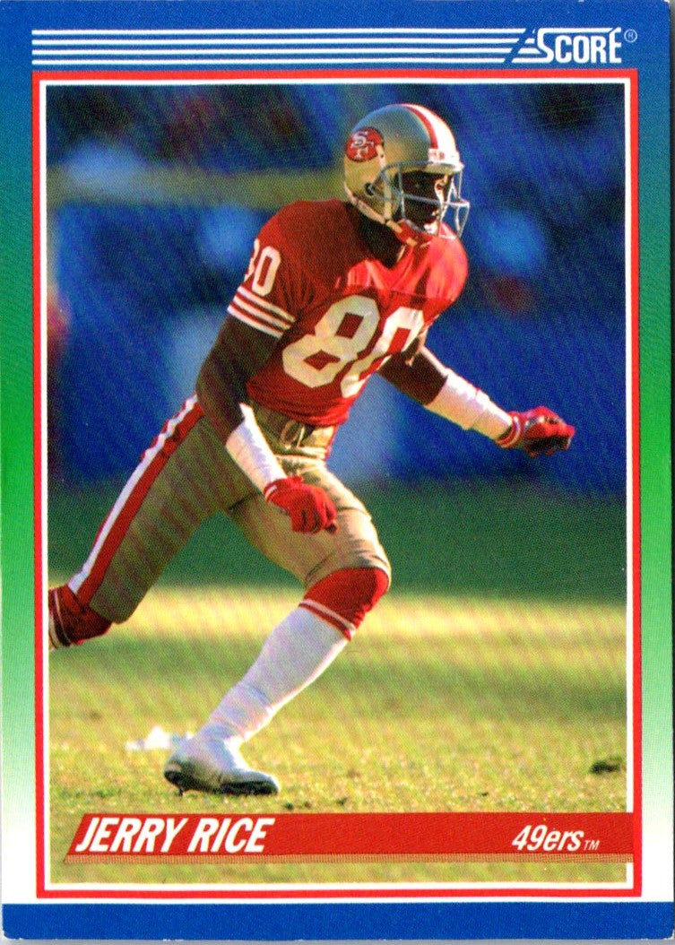 1990 Score 100 Hottest Jerry Rice