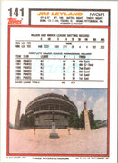 1992 Topps Jim Leyland