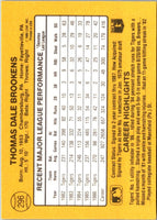 1987 Donruss Tom Brookens #296