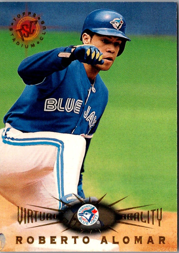 1995 Stadium Club Virtual Reality Roberto Alomar #43