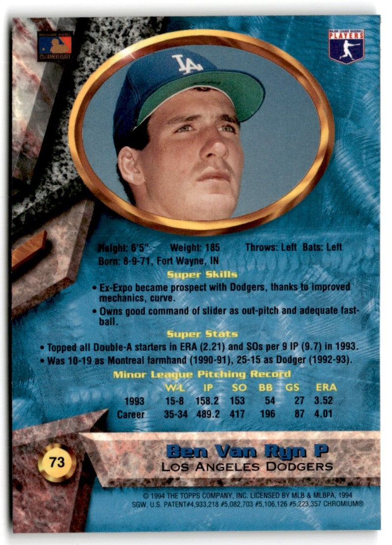 1994 Bowman's Best Alan Benes