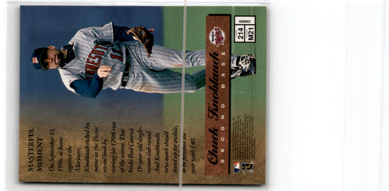 1996 Topps Chuck Knoblauch