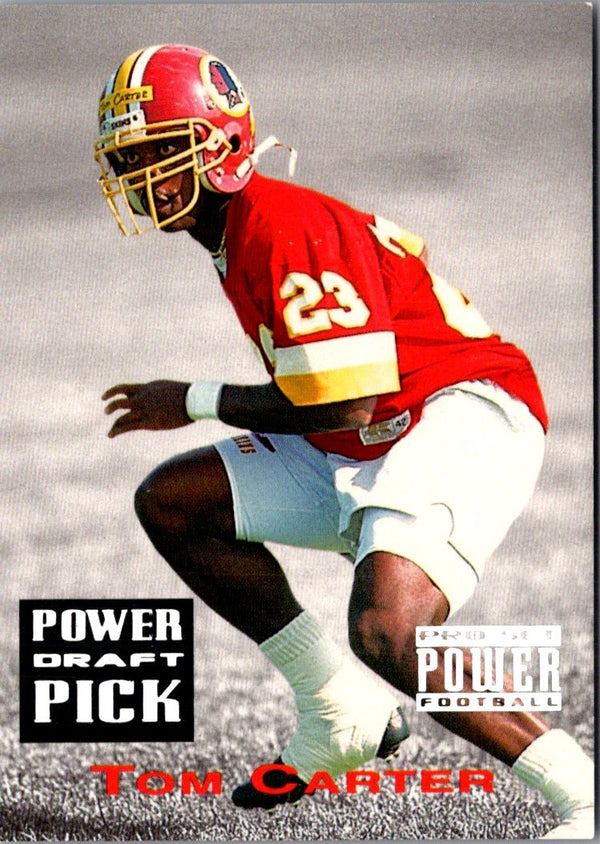 1993 Pro Set Power Draft Picks Gold Tom Carter #PDP28