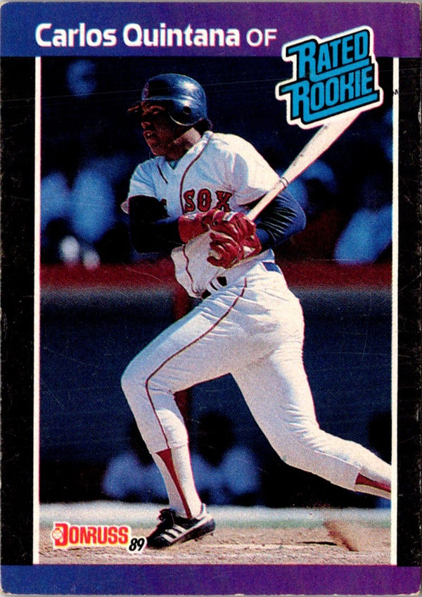 1989 Donruss Carlos Quintana #37 Rookie