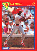 1989 Score Baseball's 100 Hottest Players Willie McGee