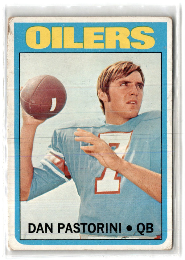 1972 Topps Dan Pastorini #156 Rookie