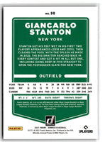 2021 Donruss Holo Blue Giancarlo Stanton #98