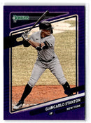 2021 Donruss Holo Blue Giancarlo Stanton