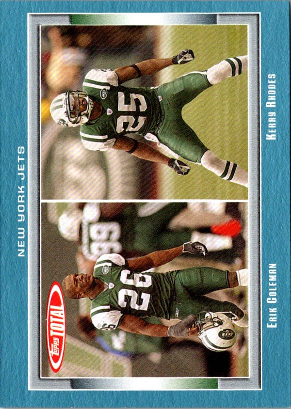 2006 Topps Total Blue Kerry Rhodes/Erik Coleman #226