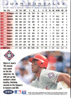 1996 Fleer Juan Gonzalez #250