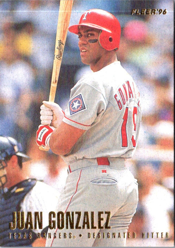 1996 Fleer Juan Gonzalez #250