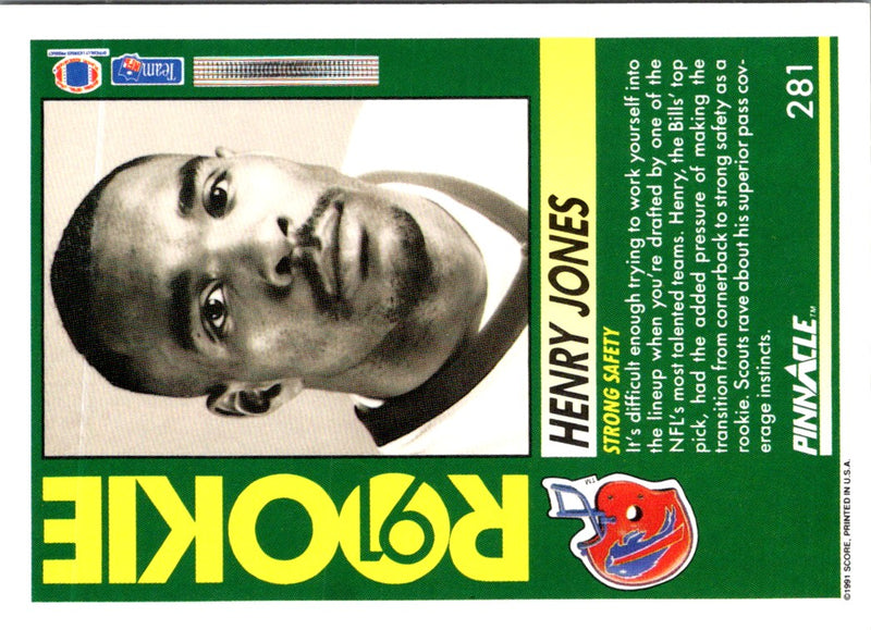 1991 Pinnacle Henry Jones