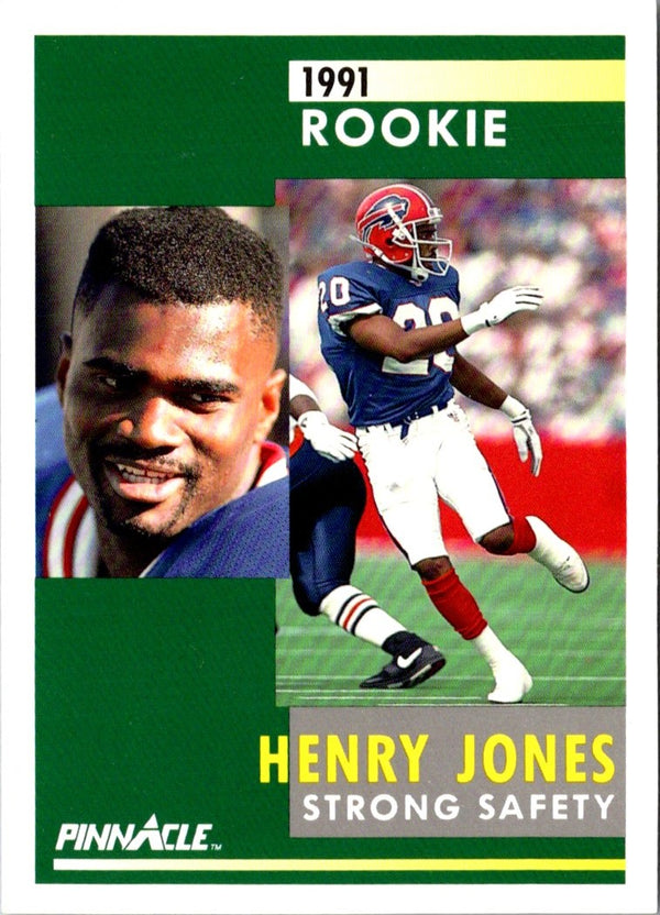 1991 Pinnacle Henry Jones #281 Rookie