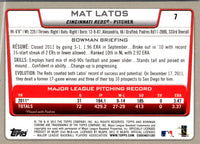 2012 Bowman Chrome Mat Latos #7