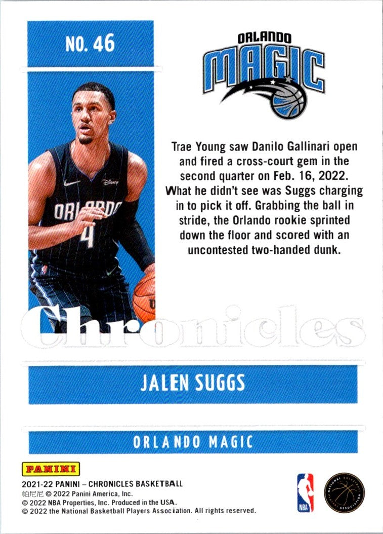 2021 Panini Chronicles Jalen Suggs