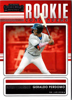 2021 Panini Contenders Rookie Geraldo Perdomo #RKC-GP