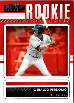 2021 Panini Contenders Rookie Geraldo Perdomo #RKC-GP