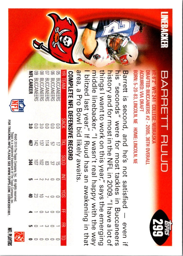 2010 Topps Barrett Ruud