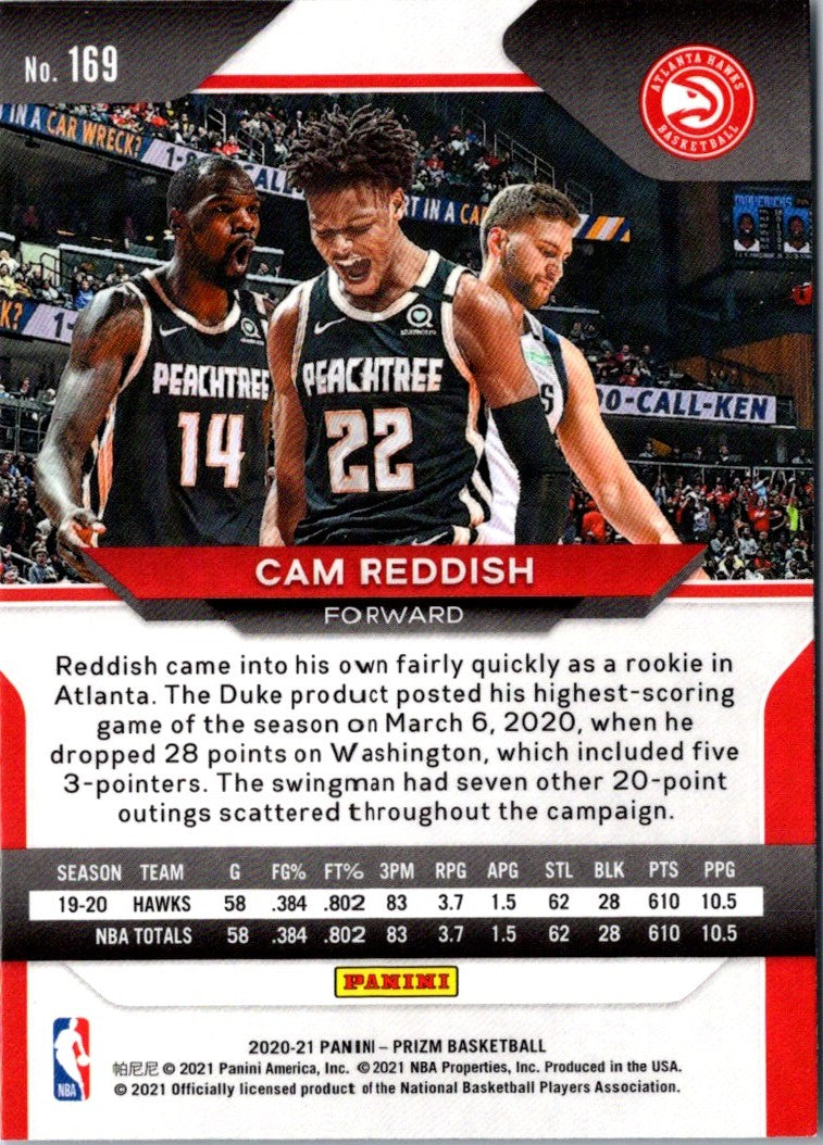 2020 Panini Prizm Cam Reddish