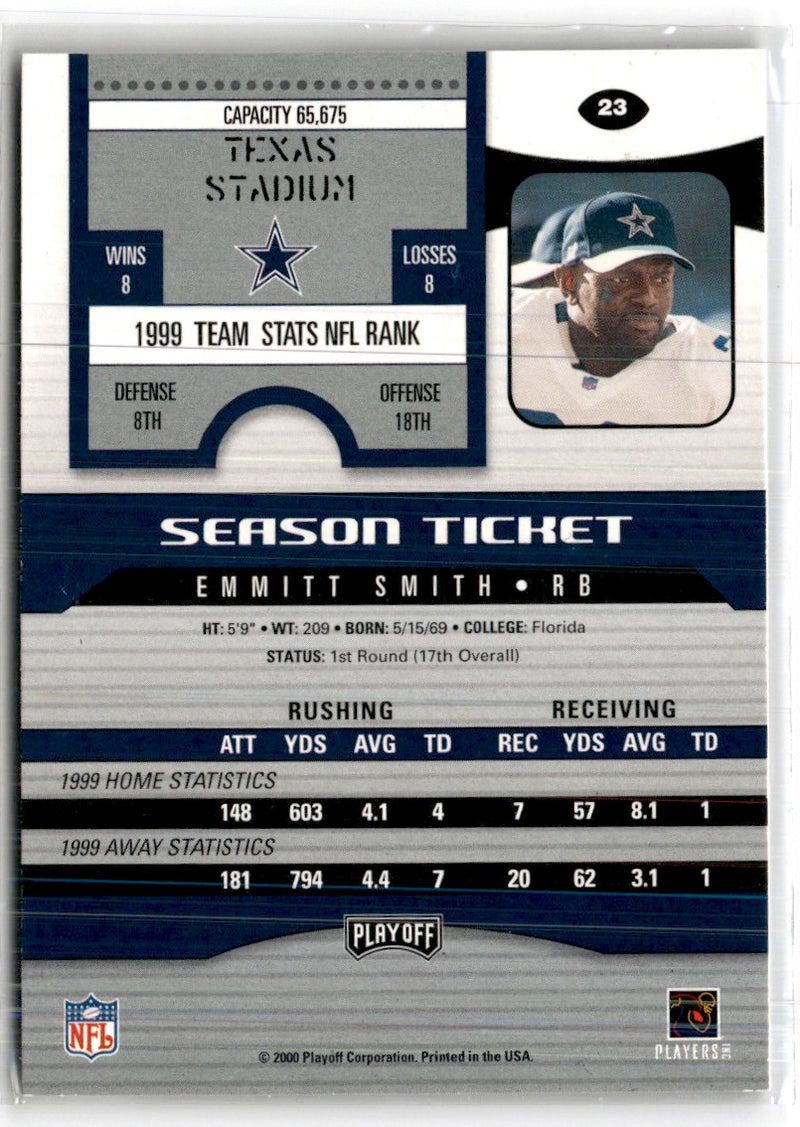 2000 Playoff Contenders Emmitt Smith