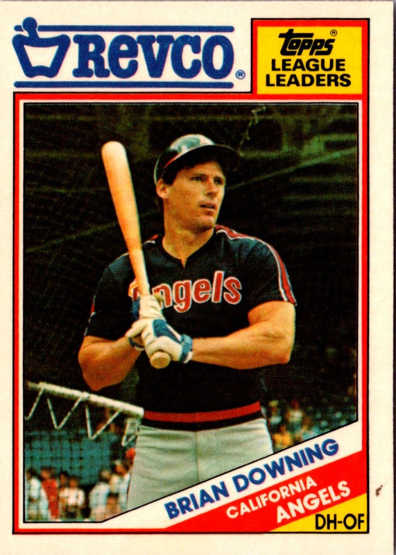 1988 Topps Revco League Leaders Brian Downing #23