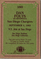 1984 Topps Dan Fouts #180