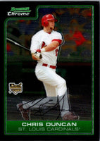 2006 Bowman Chrome Draft Picks & Prospects Chris Duncan #BDP9