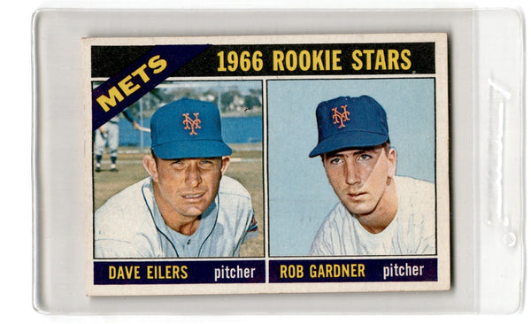 1966 Topps Mets Rookies - Dave Eilers/Rob Gardner #534 Rookie EX