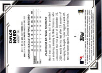 2019 Bowman Platinum Taylor Ward #3 Rookie