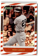 2021 Donruss Red Rod Carew