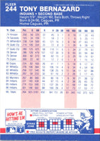 1987 Fleer Tony Bernazard #244