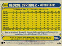 2022 Topps George Springer #94FC-GS