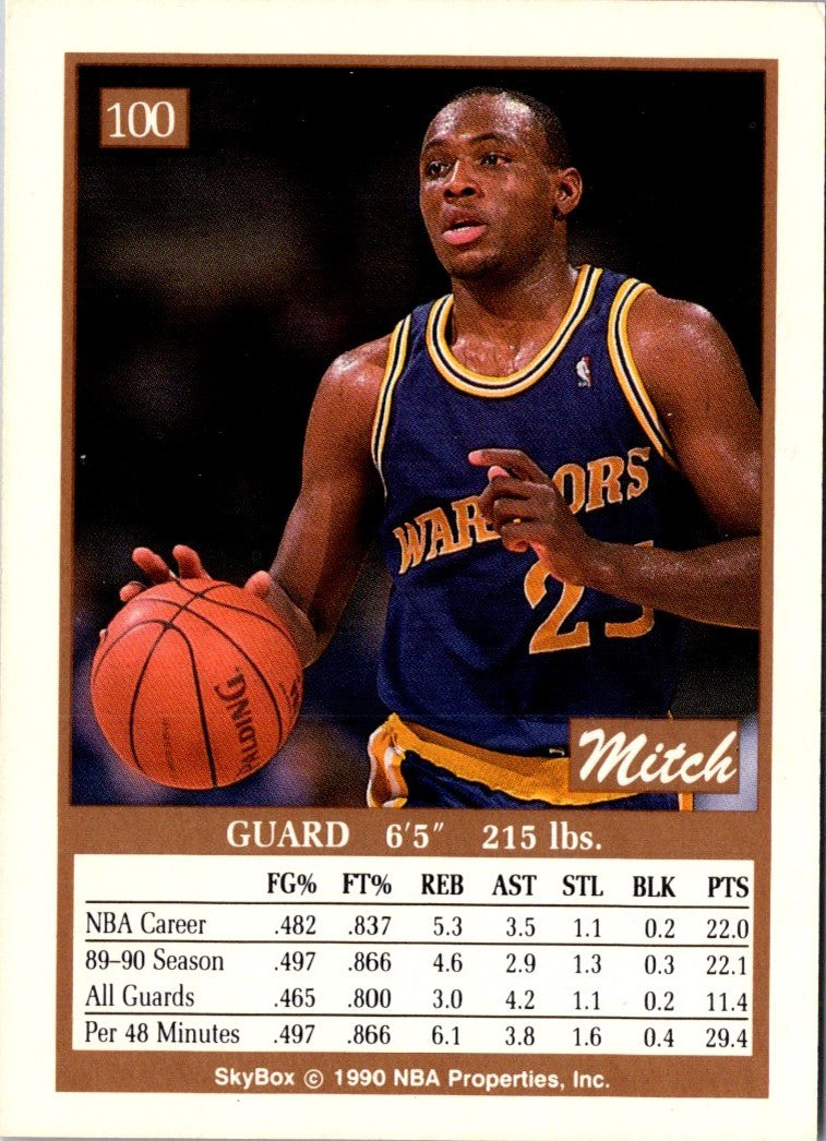 1990 SkyBox Mitch Richmond