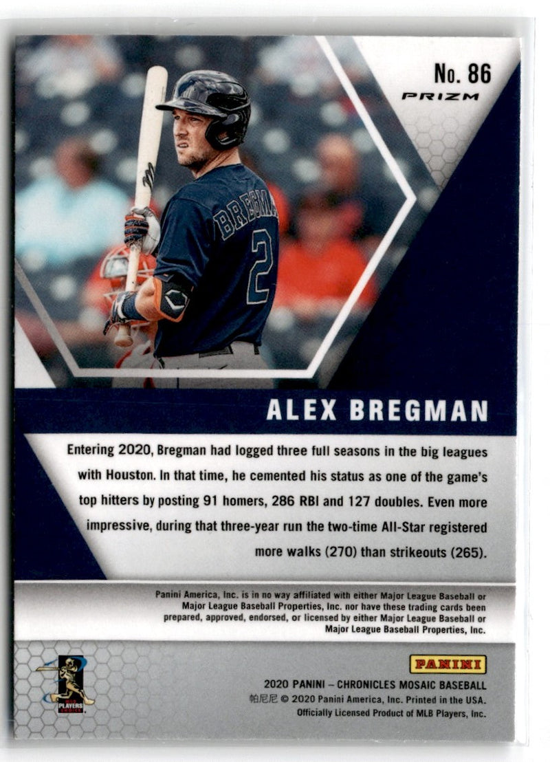 2020 Panini Chronicles Mosaic Alex Bregman