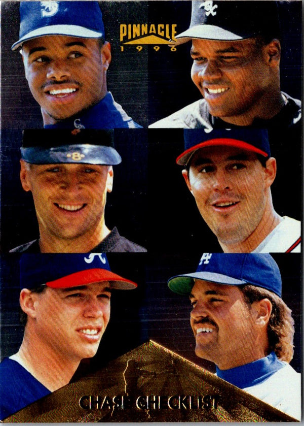 1996 Pinnacle Ken Griffey Jr./Frank Thomas/Cal Ripken Jr./Greg Maddux/Chipper Jones/Mike Piazza #399