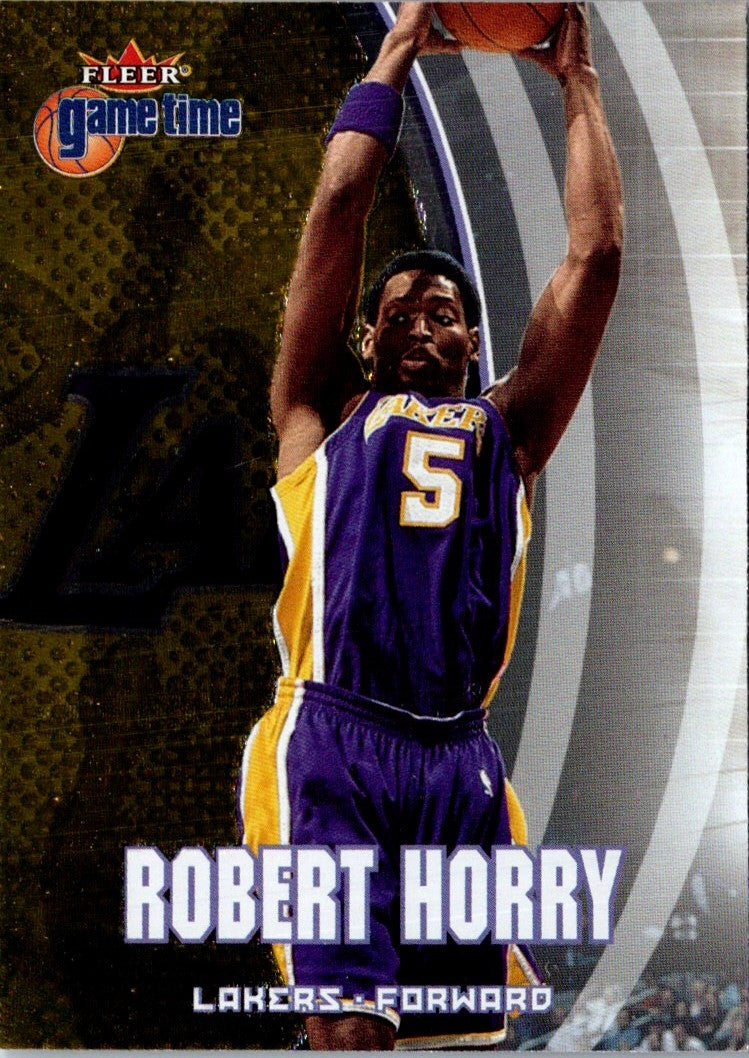 2000 Fleer Game Time Robert Horry