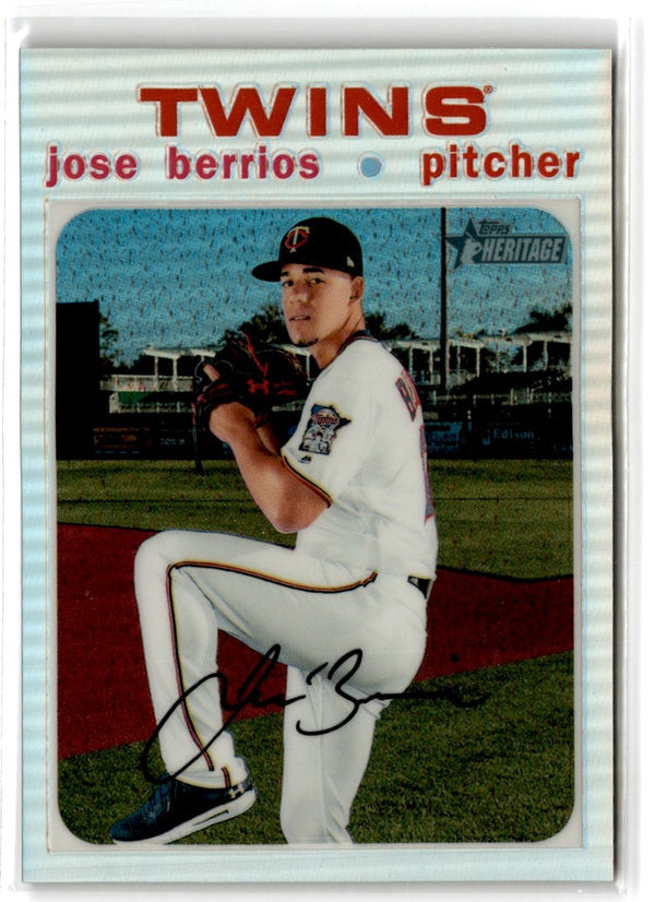 2020 Topps Heritage Refractor Jose Berrios #THC-238 360/571