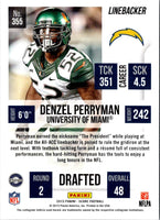 2015 Score Denzel Perryman #355 Rookie