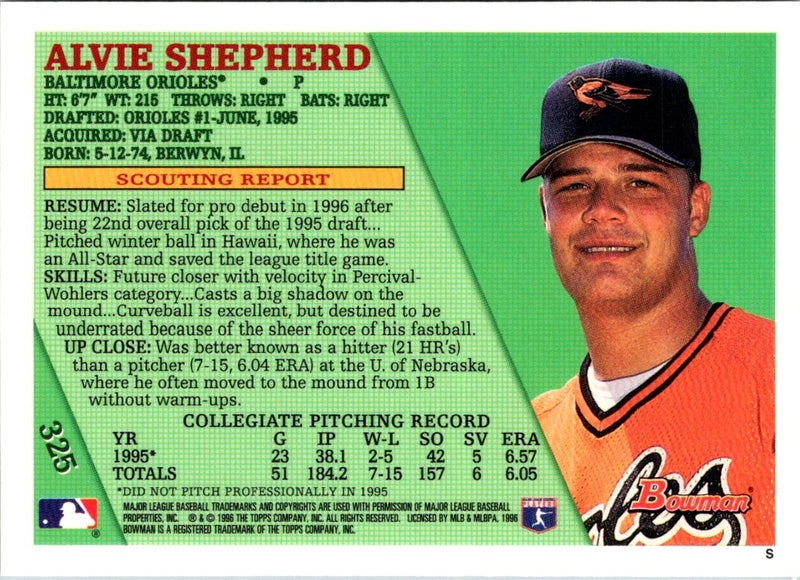 1996 Best Frederick Keys Alvie Shepherd