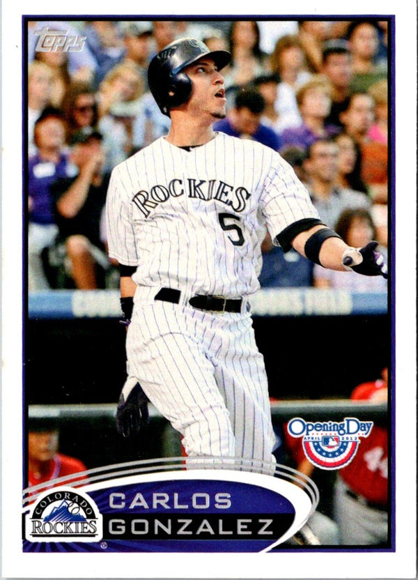 2012 Topps Opening Day Carlos Gonzalez #83