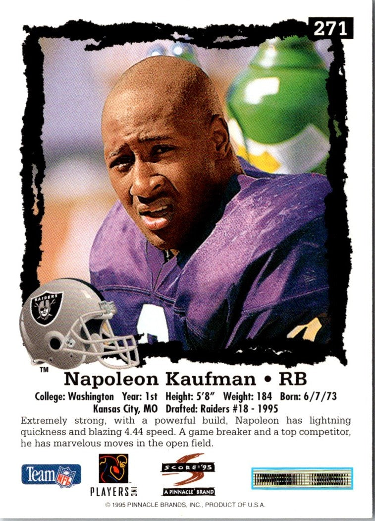 1995 Score Napoleon Kaufman