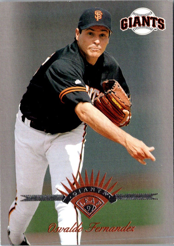 1997 Leaf Osvaldo Fernandez #154