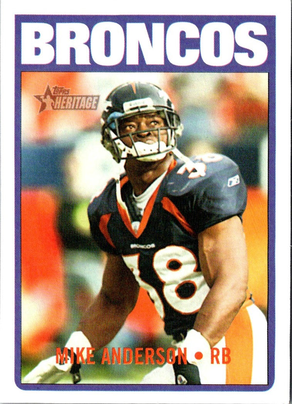 2005 Topps Heritage Mike Anderson #151