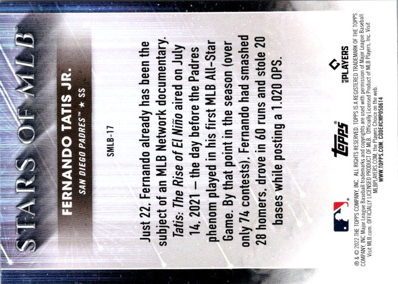 2022 Topps Stars of MLB Fernando Tatis Jr.