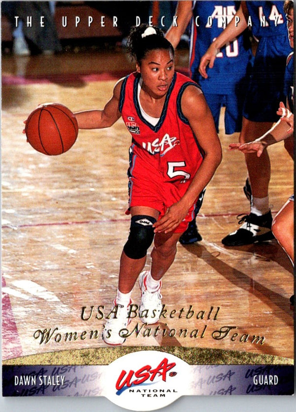 1996 Upper Deck USA Dawn Staley #69